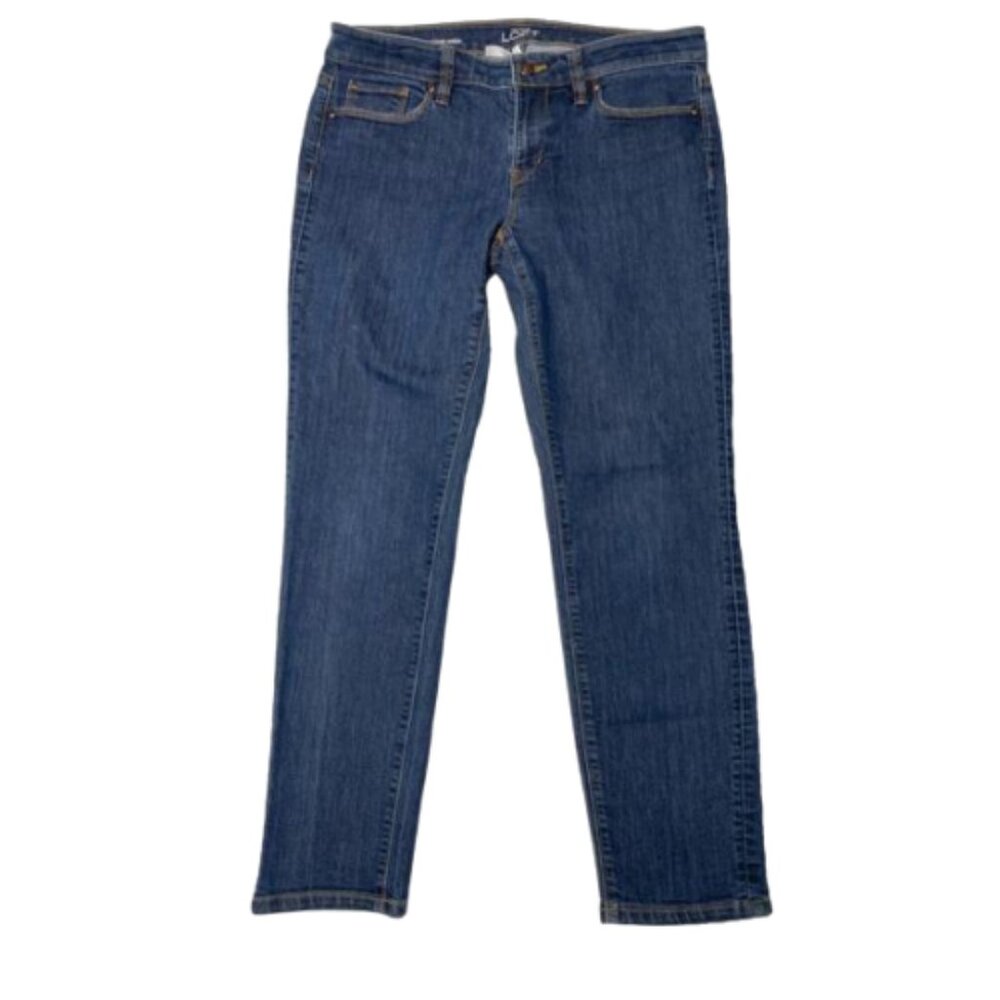 Loft Modern Skinny Ankle Medium Wash Stretchy Jeans Size 8 Petite #1564